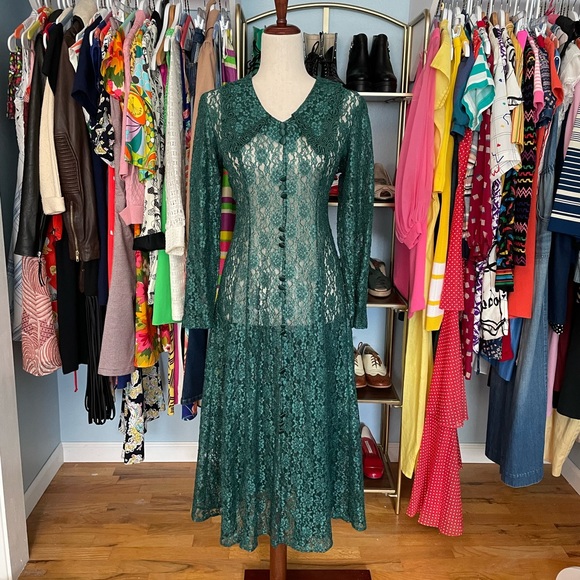 Vintage Dresses & Skirts - Vintage 1990’s Goth Dress - Size Small